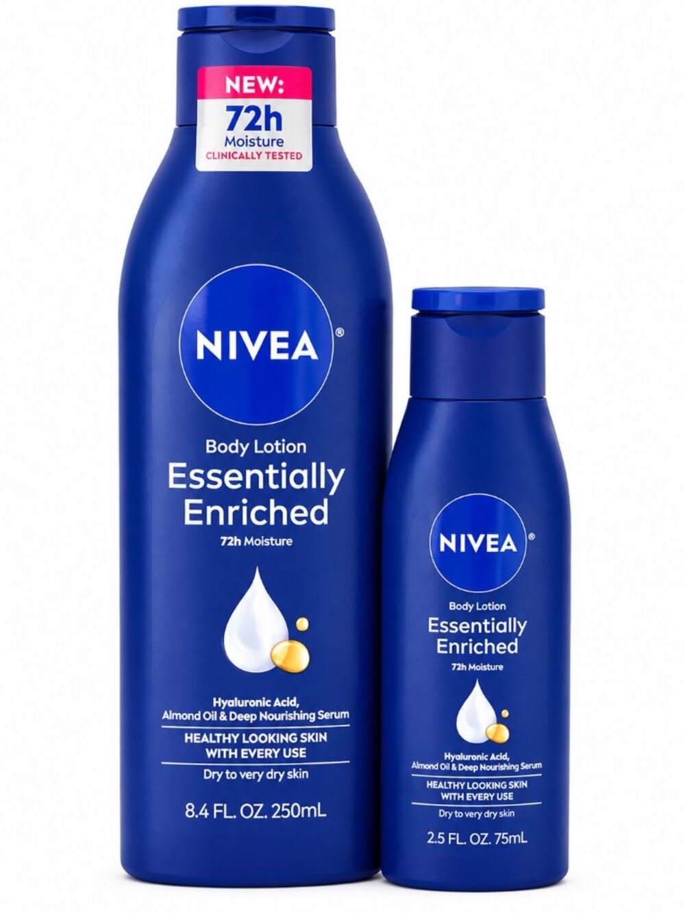 $8 Add On When Bundled with $7+ NIVEA Essentially Enriched Lotion Duo